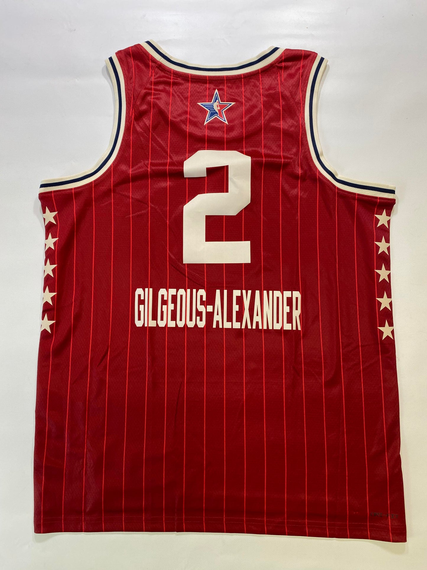 Western Conference #2 Shai Gilgeous-Alexander Nike All-Star NBA Jersey - Mens Large