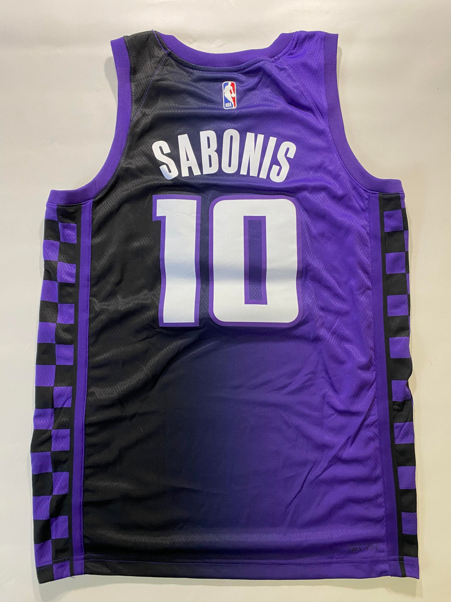 Sacramento Kings #10 Domantas Sabonis Nike Statement NBA Jersey - Mens Large