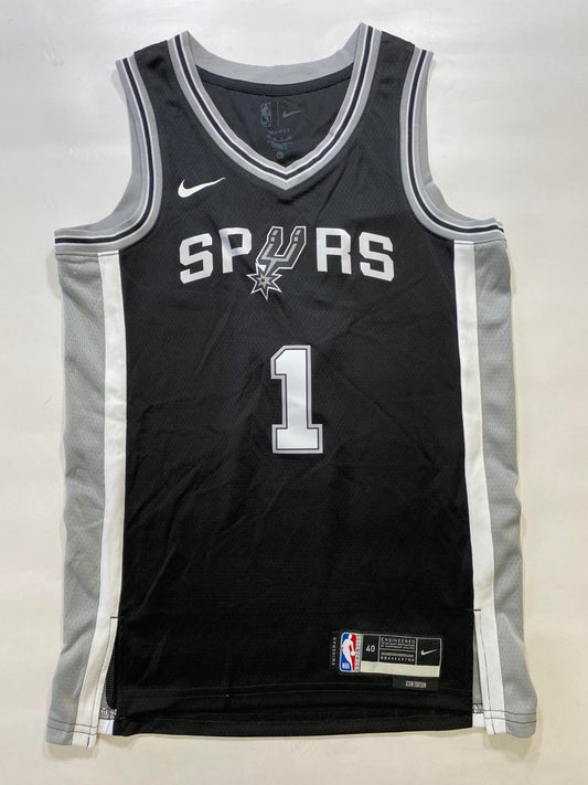 San Antonio Spurs #1 Victor Wembanyama Nike Icon NBA Jersey - Mens Small