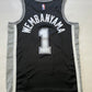 San Antonio Spurs #1 Victor Wembanyama Nike Icon NBA Jersey - Mens Large