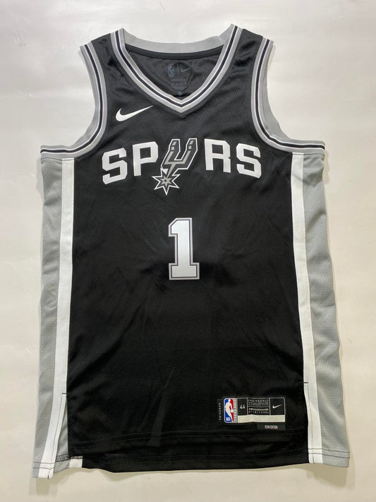 San Antonio Spurs #1 Victor Wembanyama Nike Icon NBA Jersey - Mens Medium