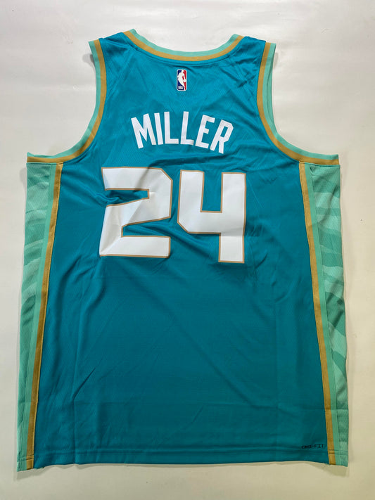 Charlotte Hornets #24 Brandon Miller Nike City NBA Jersey - Mens XL