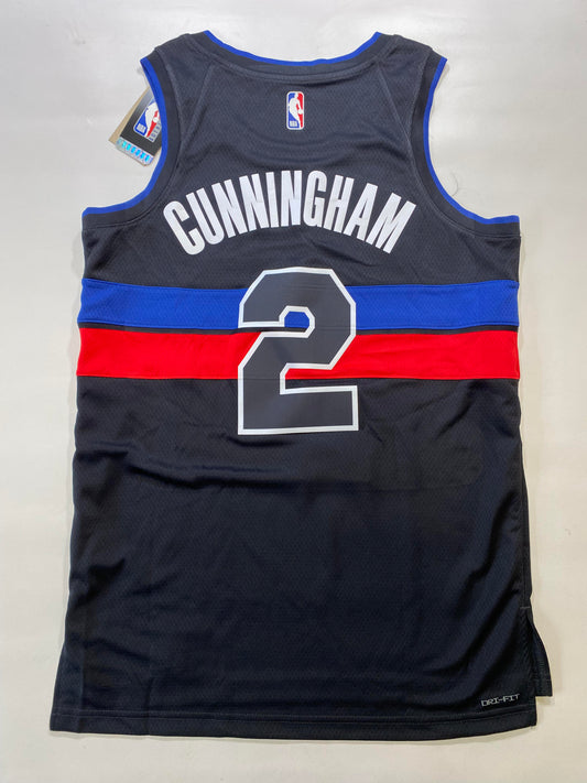 Detroit Pistons #2 Cade Cunningham Nike Statement NBA Jersey - Mens Medium