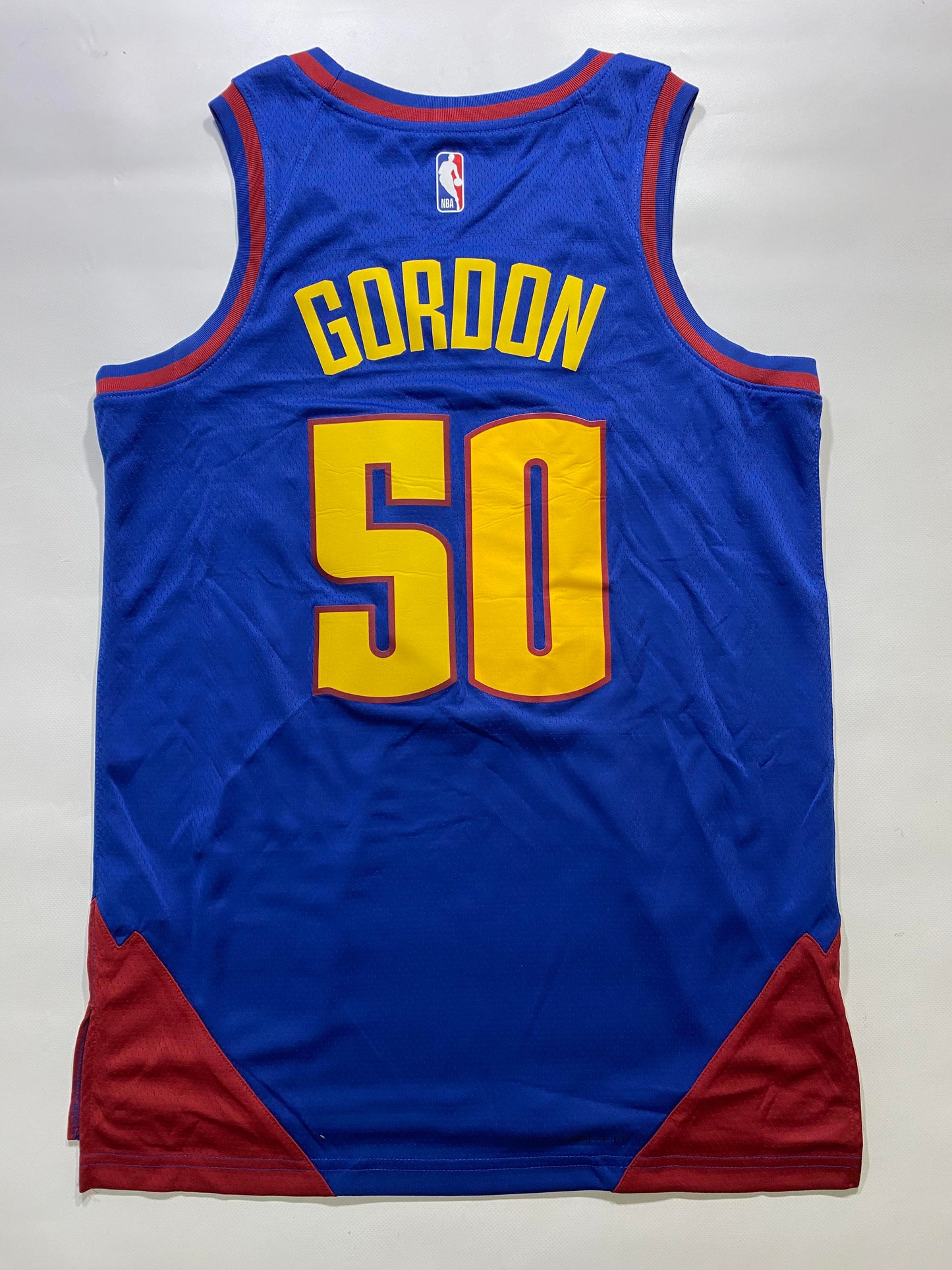 Denver Nuggets #50 Aaron Gordon Nike Statement NBA Jersey - Mens Medium