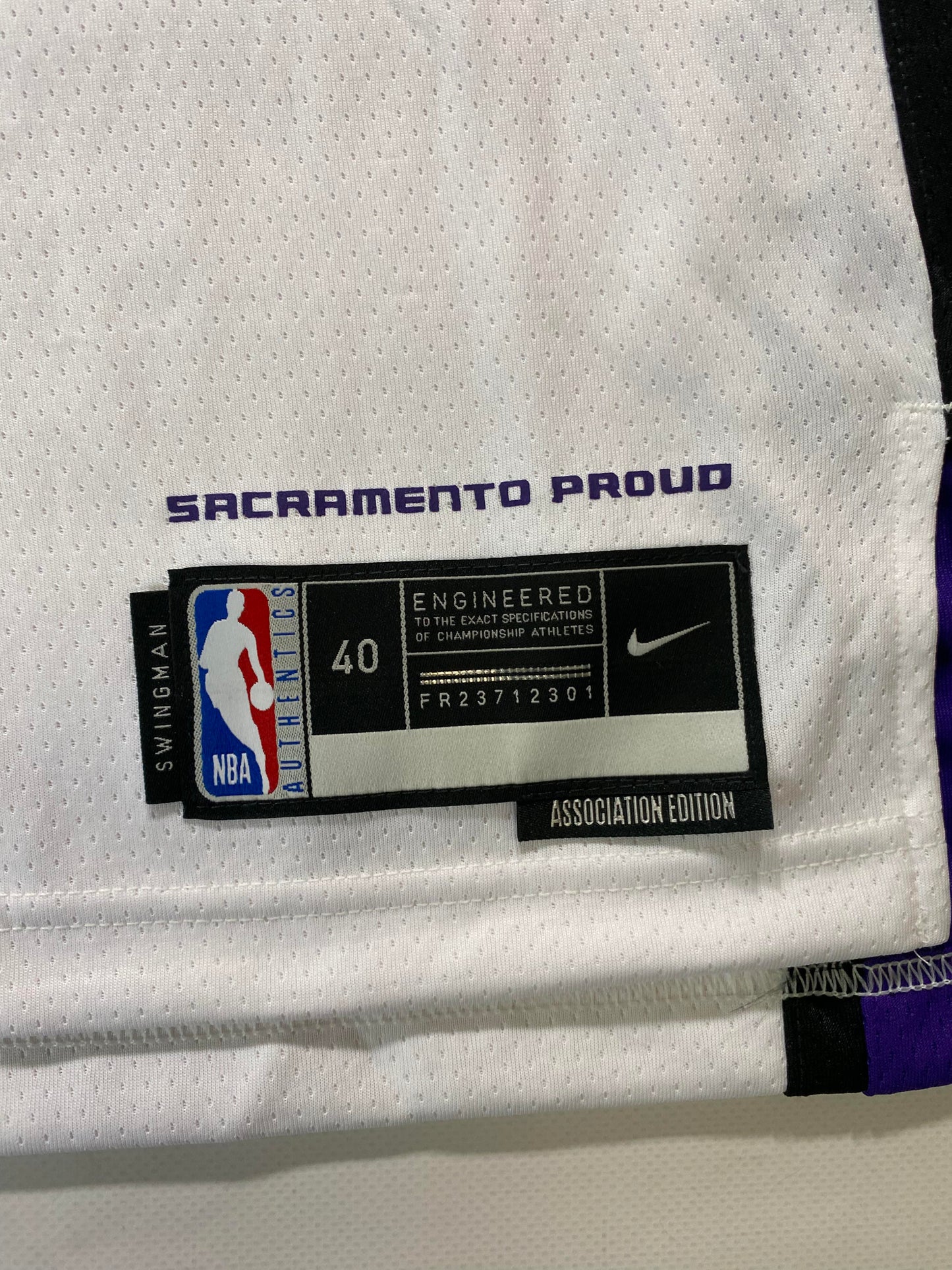 Sacramento Kings #13 Keegan Murray Nike Association NBA Jersey - Mens Small