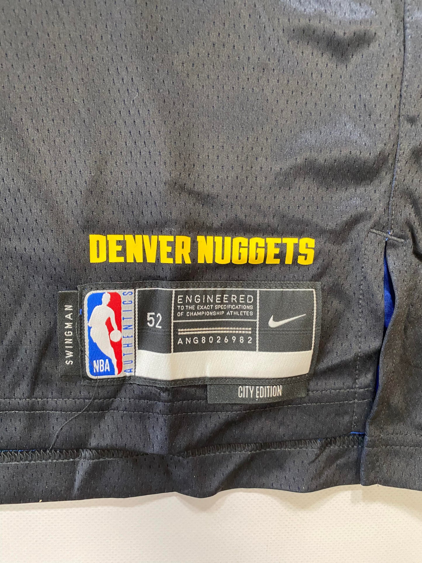 Denver Nuggets #15 Nikola Jokić Nike City NBA Jersey - Mens XL