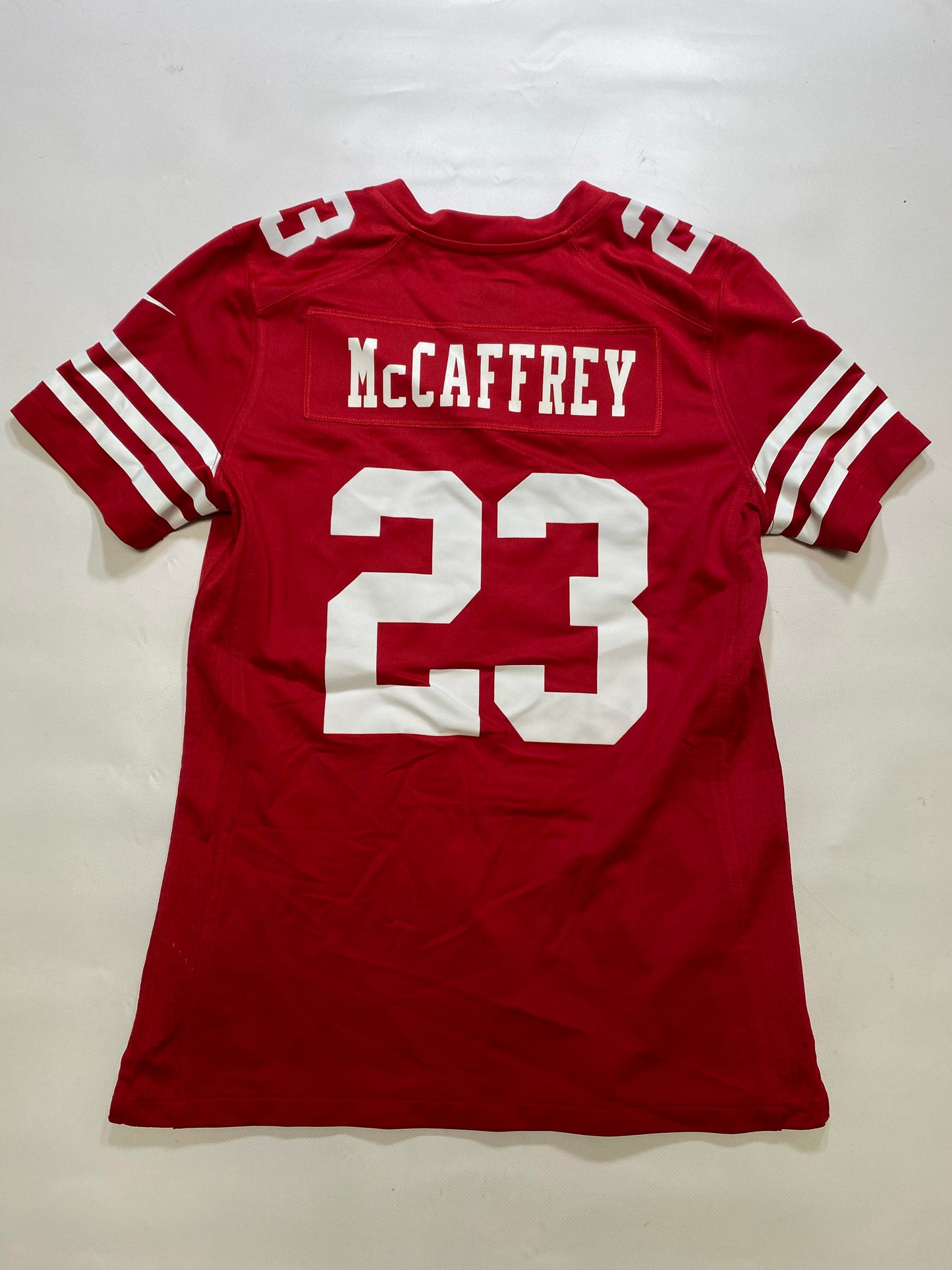 San Francisco 49ers #23 Christian McCaffrey Nike Game Jersey - Womens Small