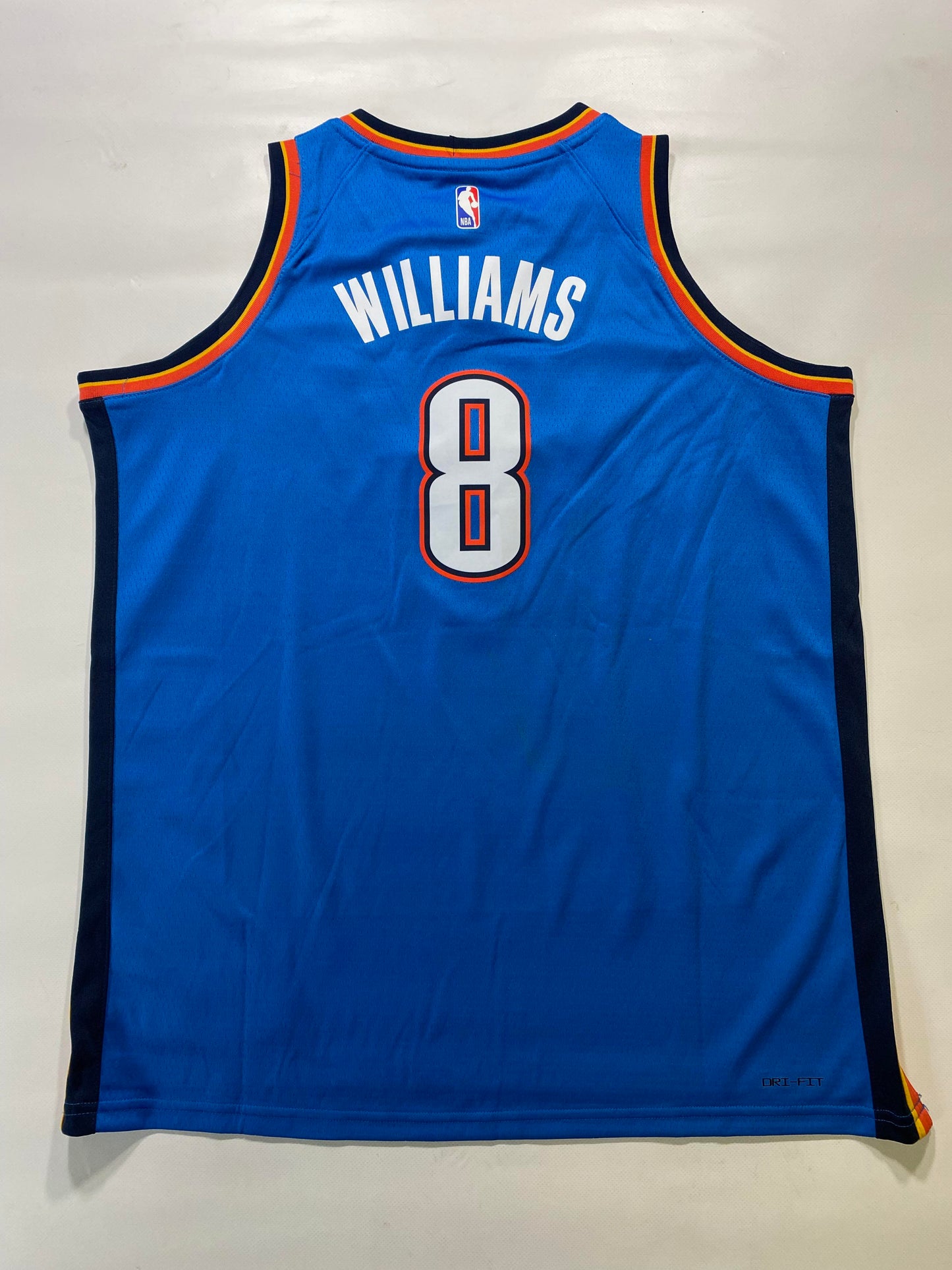 Oklahoma City Thunder #8 Jalen Williams Nike Icon NBA Jersey - Youth XL