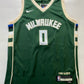 Milwaukee Bucks #0 Damien Lillard Nike Icon NBA Jersey - Youth Medium