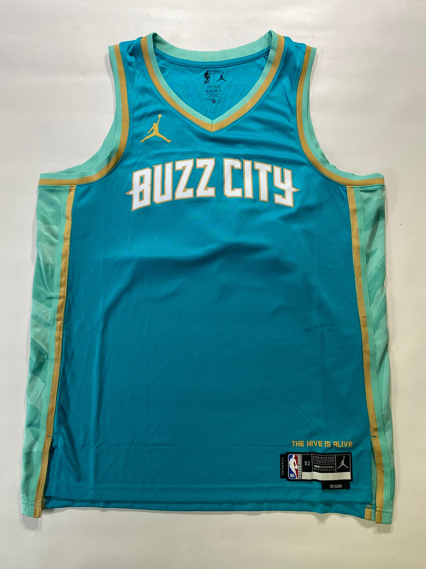 Charlotte Hornets #24 Brandon Miller Nike City NBA Jersey - Mens XL