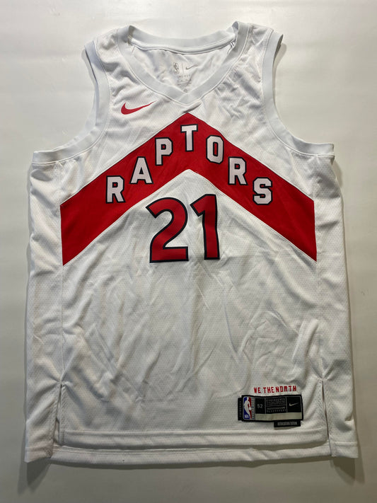 Toronto Raptors #21 Dejan Vasiljevic Nike Association NBA Jersey - Mens XL