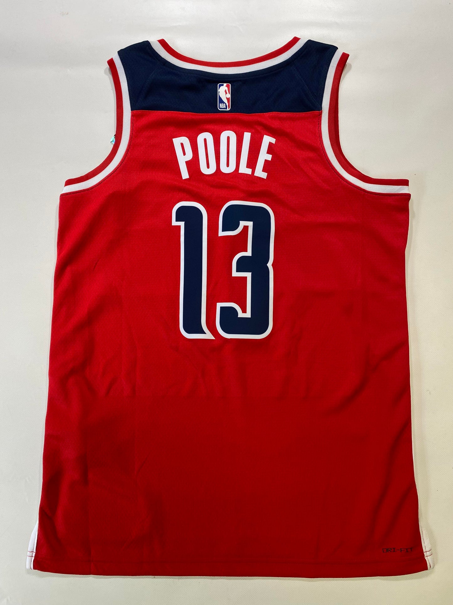 Washington Wizards #13 Jordan Poole Nike Icon NBA Jersey - Mens Small