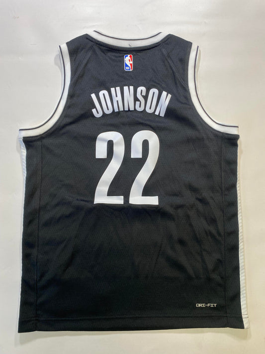 Brooklyn Nets #22 Cameron Johnson Nike Icon NBA Jersey - Youth Medium