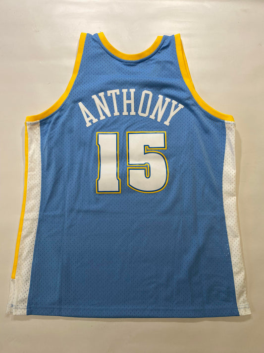 Denver Nuggets #15 Carmelo Anthony Mitchell and Ness HWC NBA Jersey - Mens XL