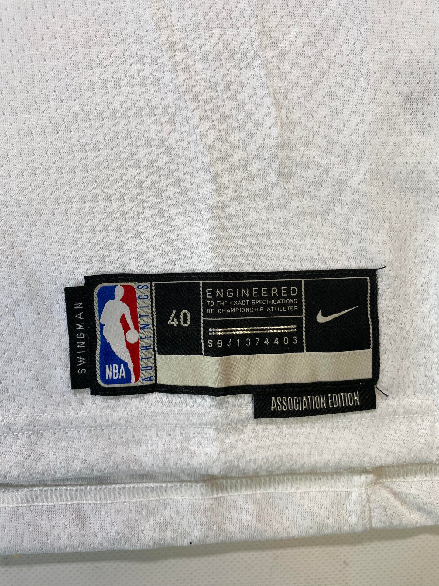 Utah Jazz #16 Simone Fontecchio Nike Association NBA Jersey - Mens Small