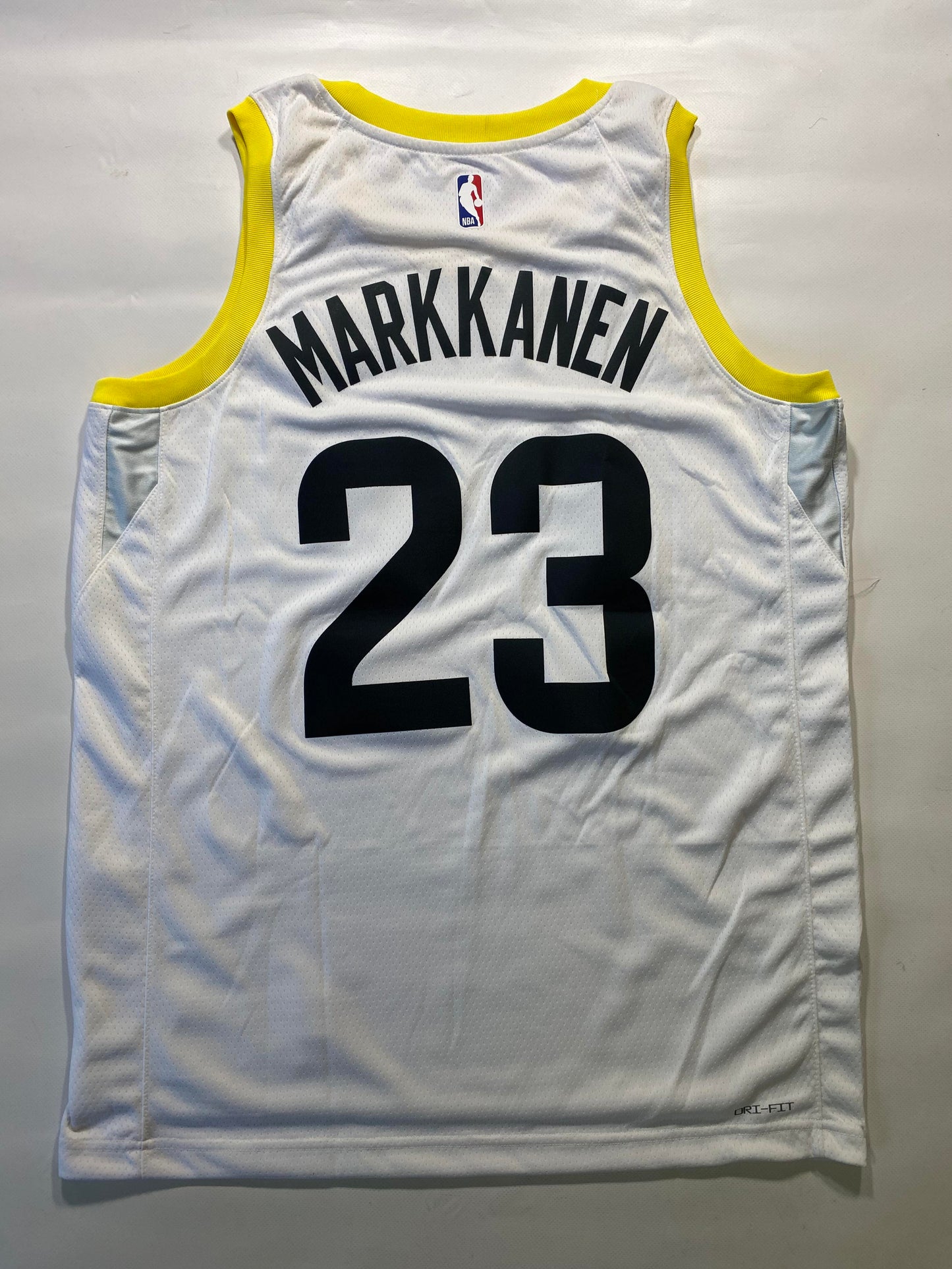 Utah Jazz #23 Lauri Markkanen Nike Association NBA Jersey - Mens Large