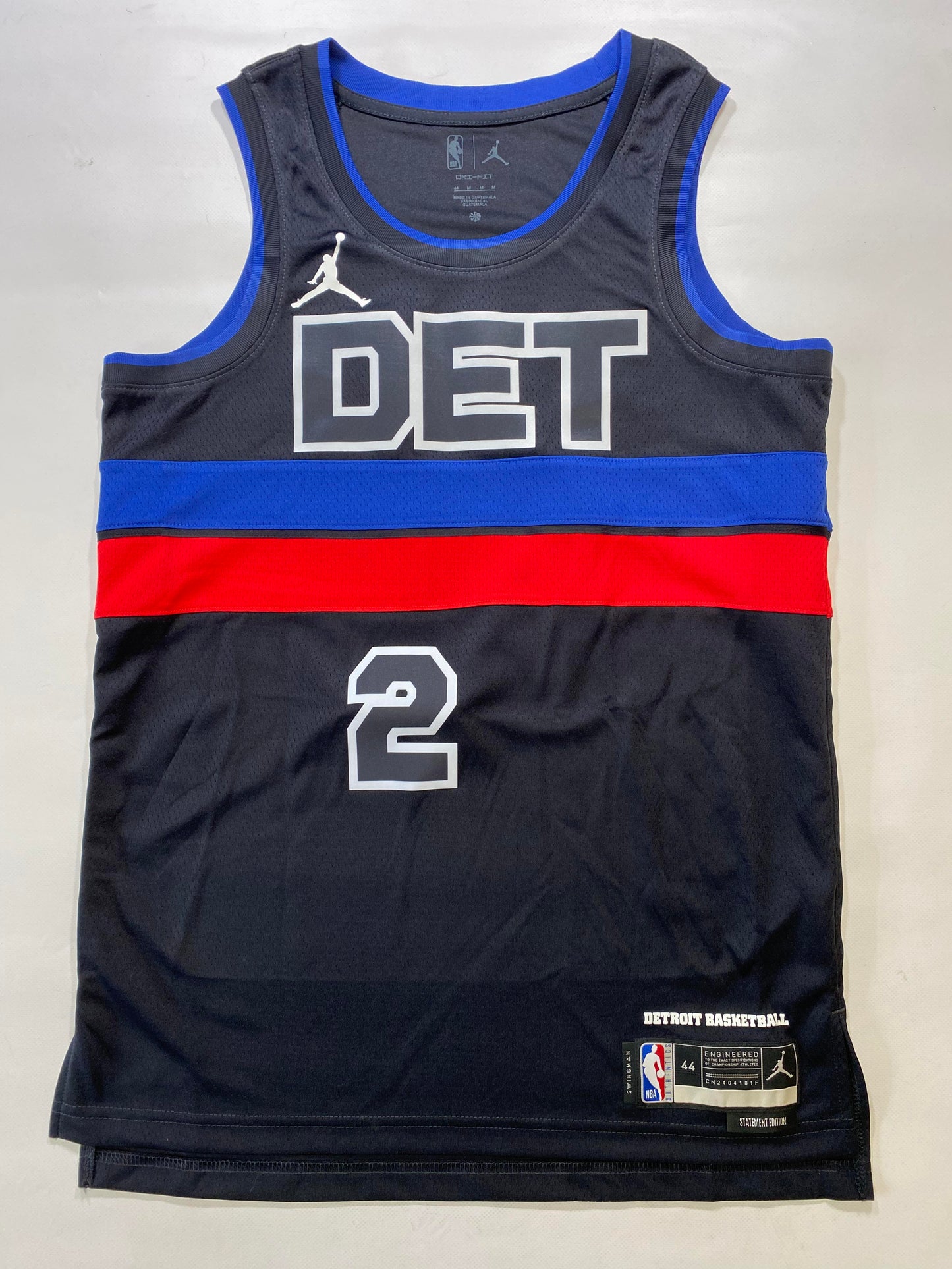 Detroit Pistons #2 Cade Cunningham Nike Statement NBA Jersey - Mens Medium