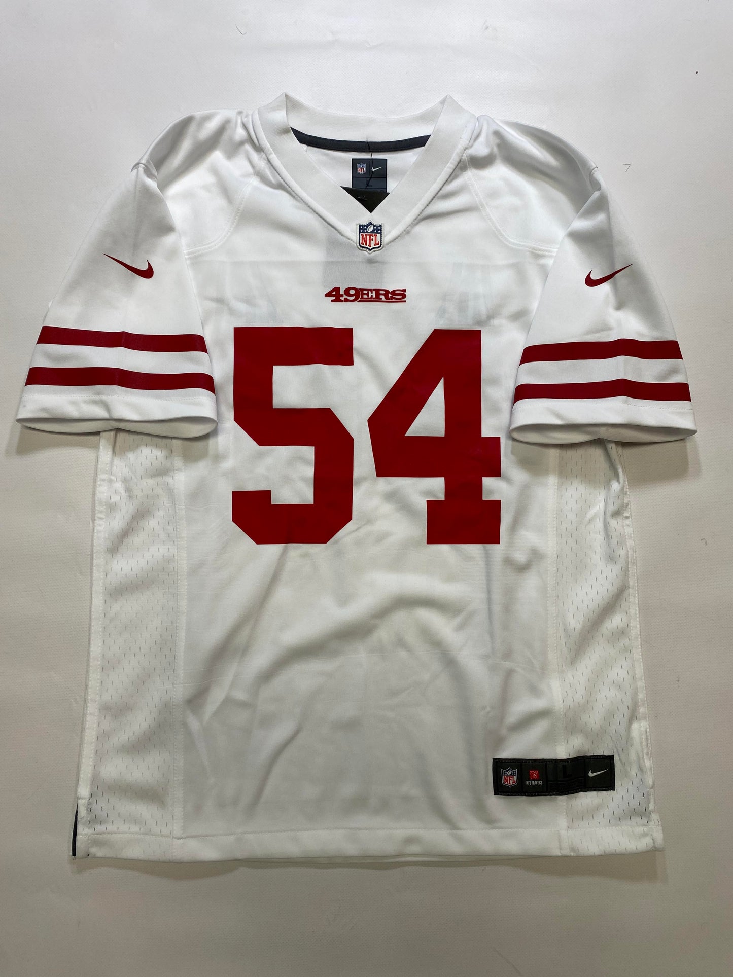 San Francisco 49ers #54 Fred Warner Nike Game Jersey - Youth Large