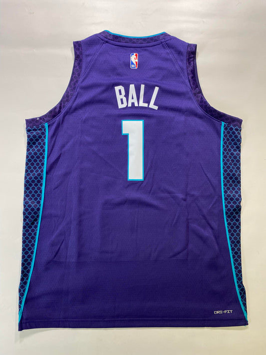 Charlotte Hornets #1 LaMelo Ball Nike Statement NBA Jersey - Youth Large