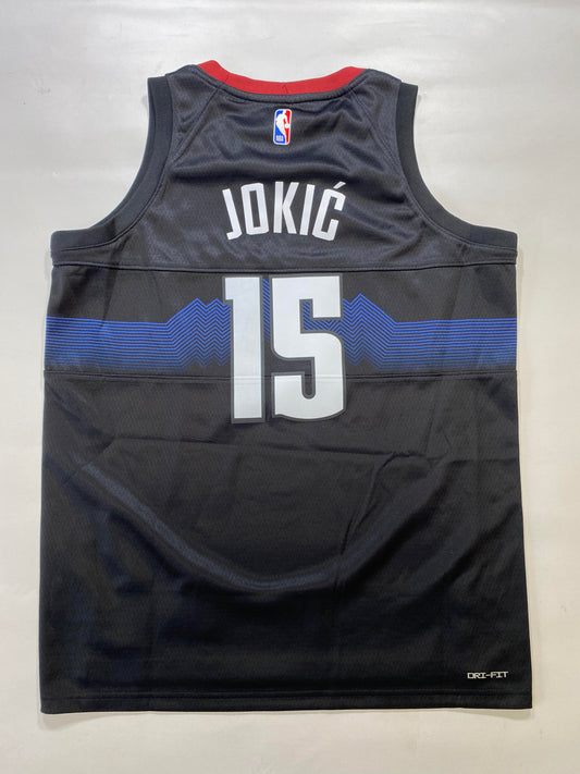 Denver Nuggets #15 Nikola Jokić Nike City NBA Jersey - Youth Large