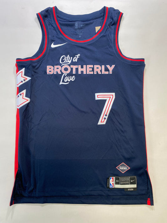 Philadelphia 76ers #7 Kyle Lowry Nike City NBA Jersey - Mens Medium