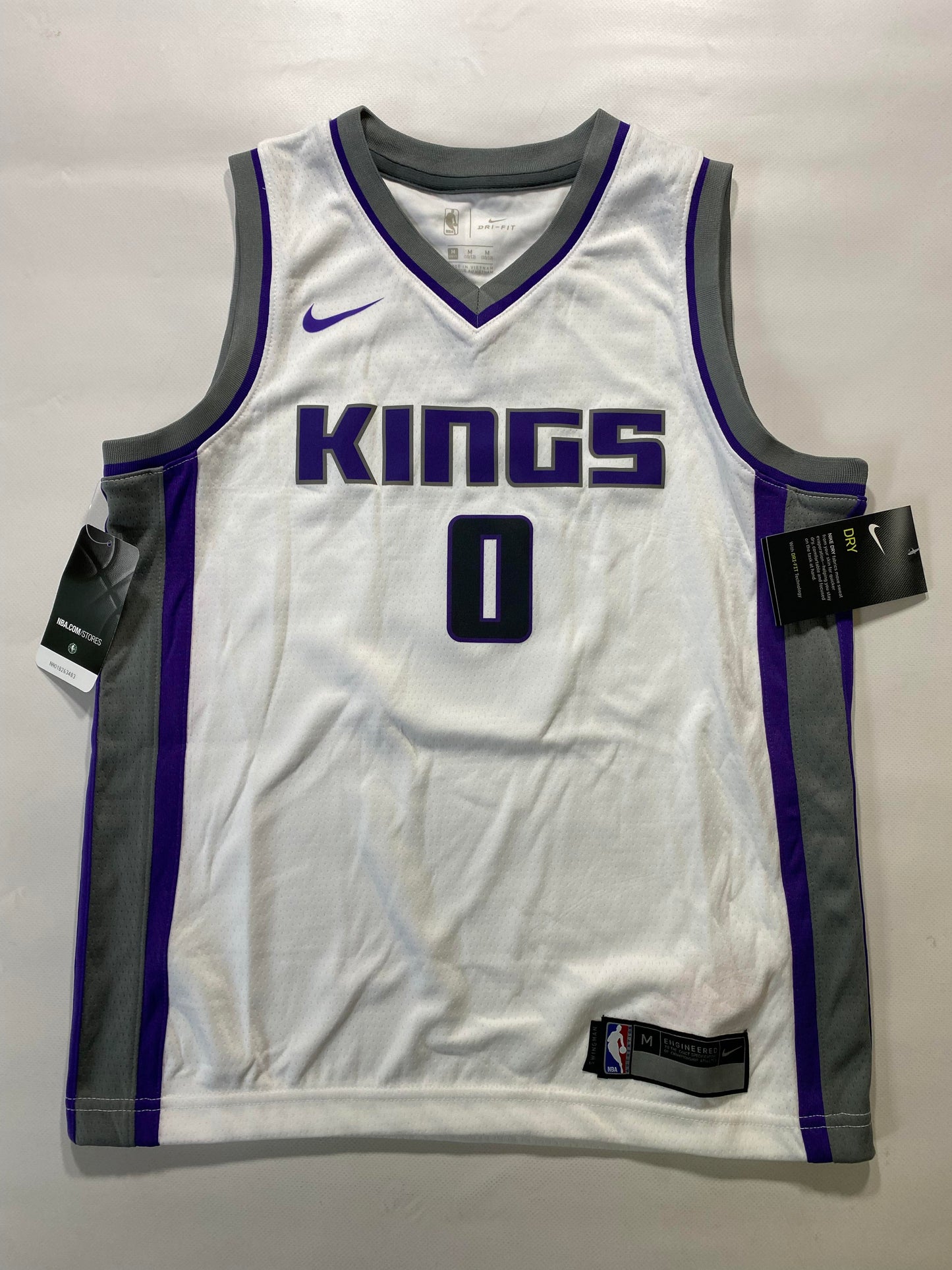 Sacramento Kings #0 Malik Monk Nike Association NBA Jersey - Youth Medium