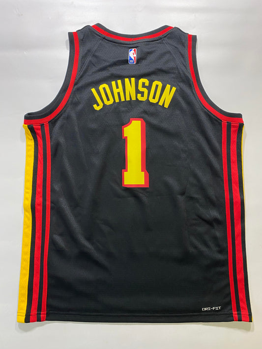 Atlanta Hawks #1 Jalen Johnson Nike Statement NBA Jersey - Youth Large