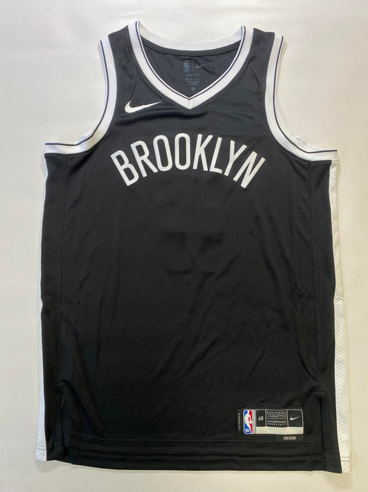 Brooklyn Nets #17 Dennis Schröder Nike Icon NBA Jersey - Mens Large