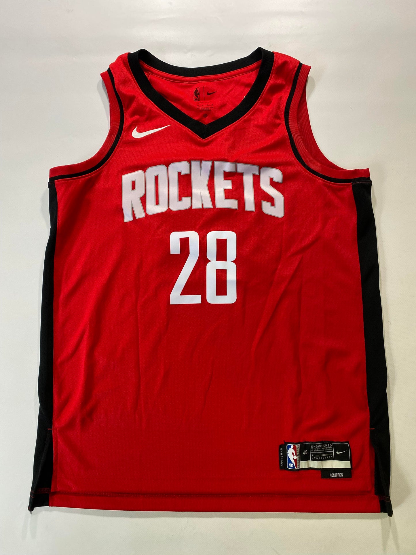 Houston Rockets #28 Alperen Şengün Nike Icon NBA Jersey - Mens Large