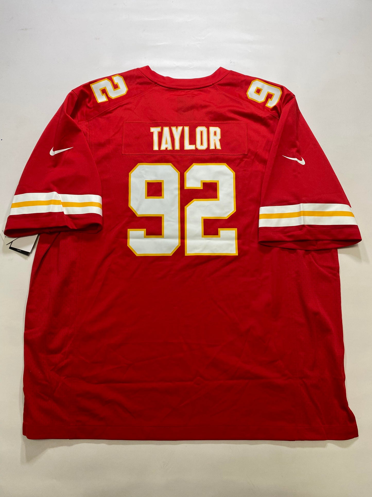 Kansas City Chiefs #92 Jawaan Taylor Nike Game Jersey - Mens 3XL