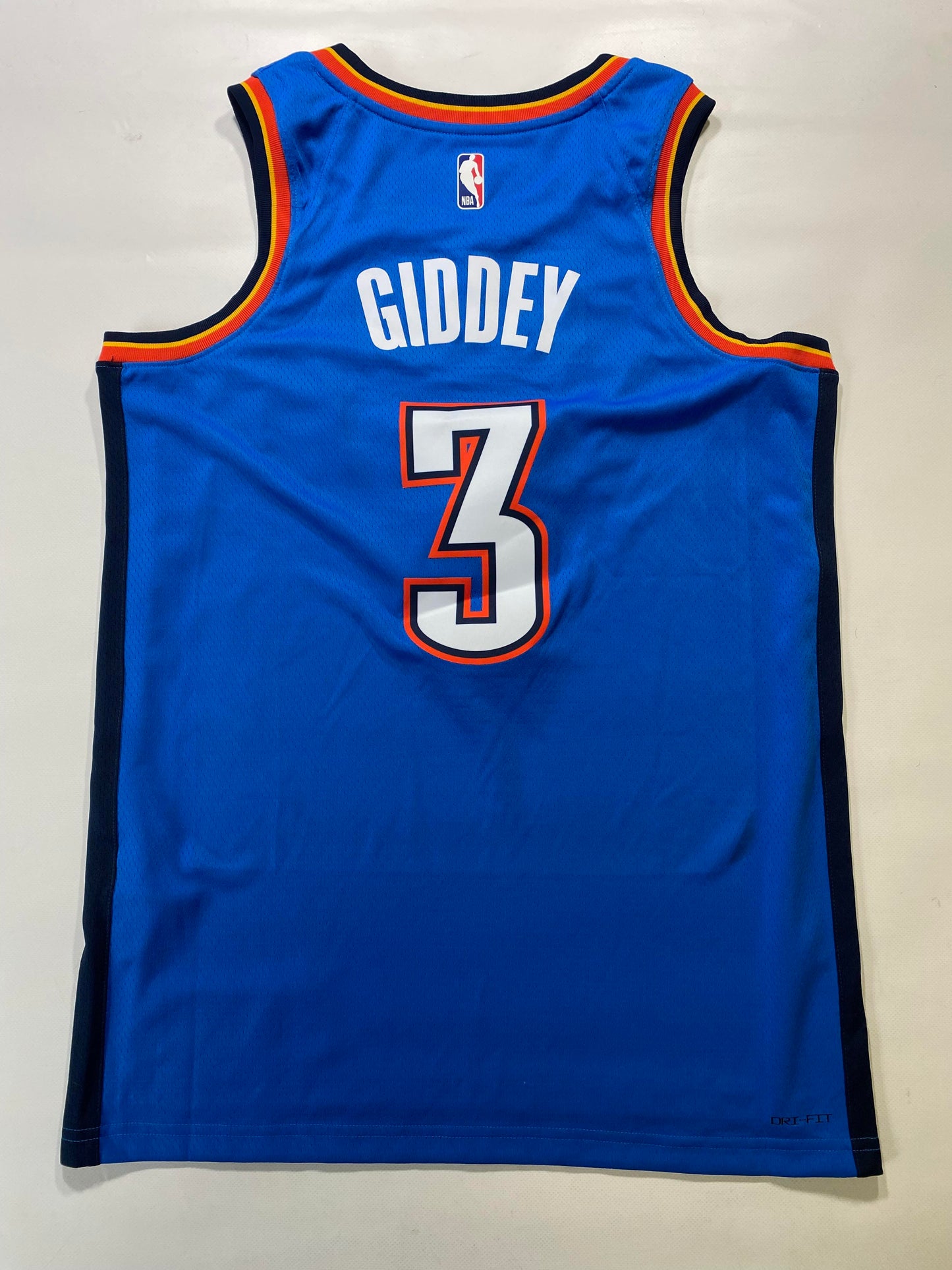 Oklahoma City Thunder #3 Josh Giddey Nike Icon NBA Jersey - Mens Medium