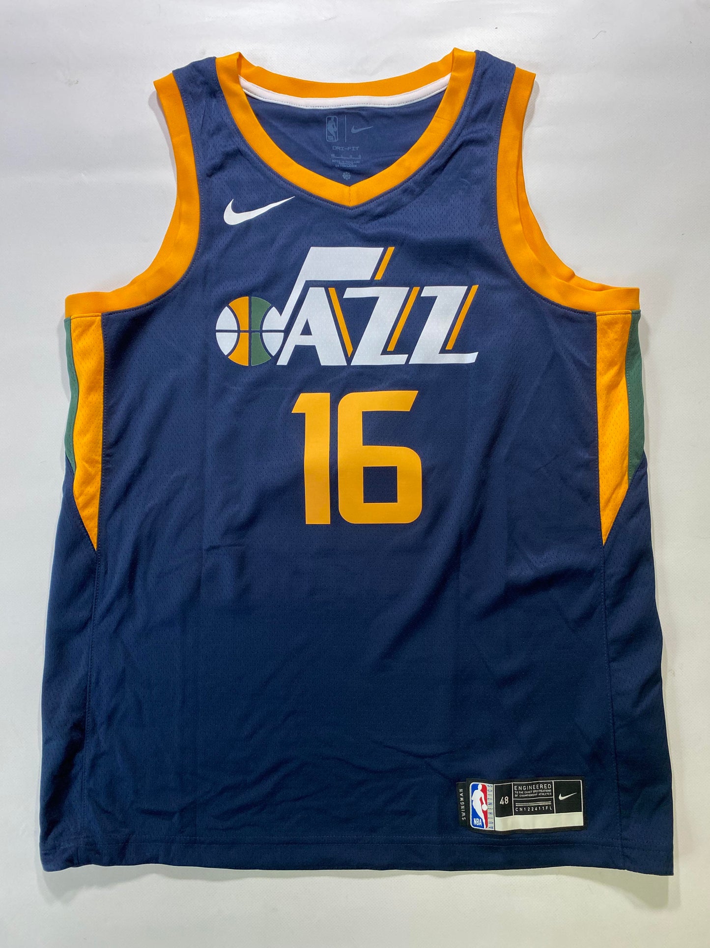 Utah Jazz #16 Simone Fontecchio Nike Icon NBA Jersey - Mens Large