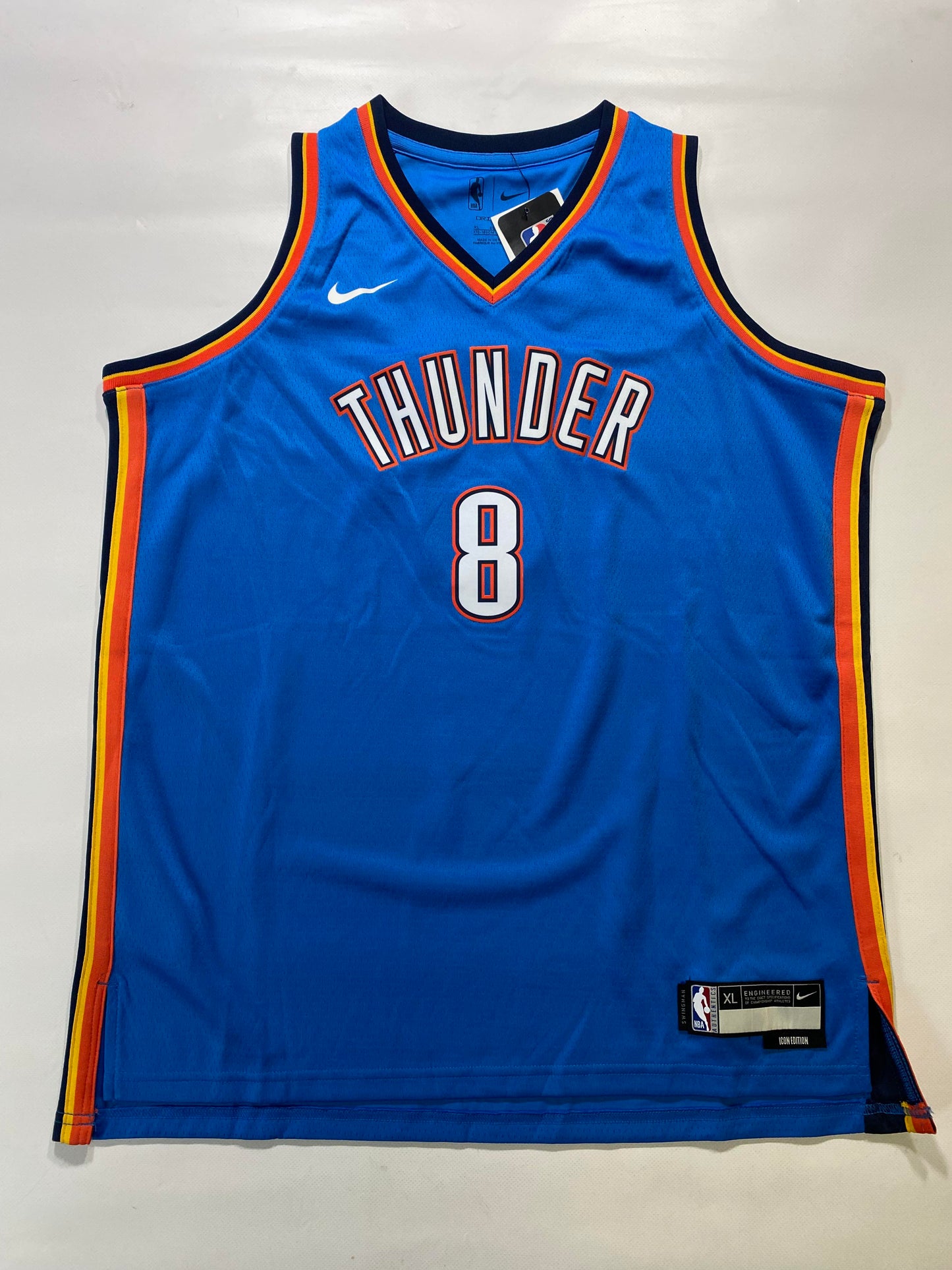 Oklahoma City Thunder #8 Jalen Williams Nike Icon NBA Jersey - Youth XL