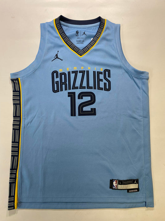 Memphis Grizzlies #12 Ja Morant Nike Statement NBA Jersey - Youth Large