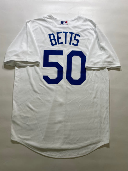 Los Angeles Dodgers #50 Mookie Betts Nike MLB Jersey - Mens Medium