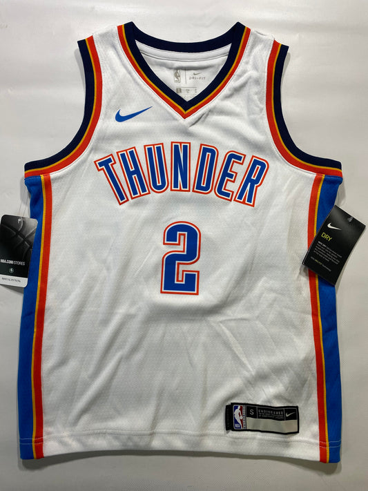 Oklahoma City Thunder #2 Shai Gilgeous-Alexander Nike Association NBA Jersey - Youth Small