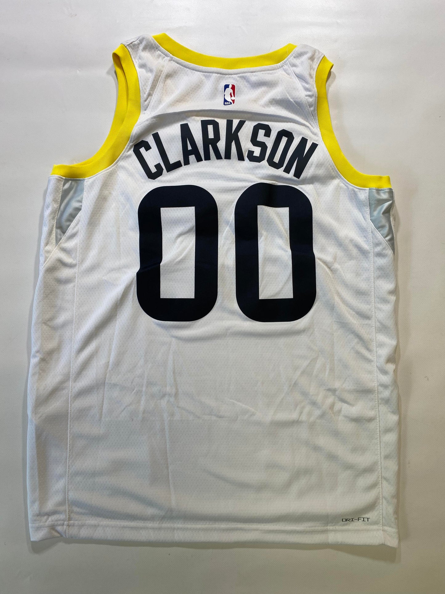 Utah Jazz #00 Jordan Clarkson Nike Association NBA Jersey - Mens Large