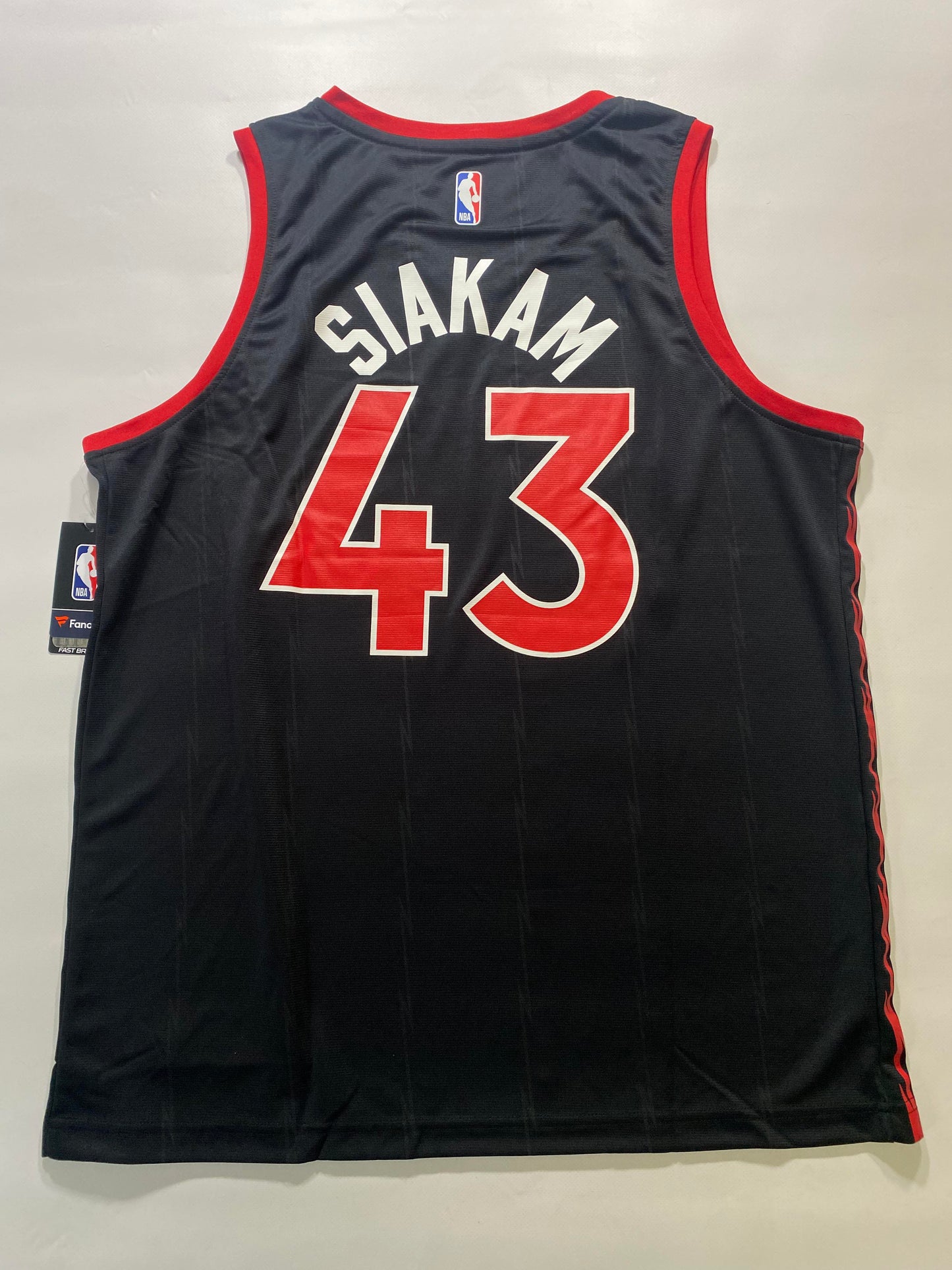 Toronto Raptors #43 Pascal Siakam Fast Break NBA Jersey - Mens XL