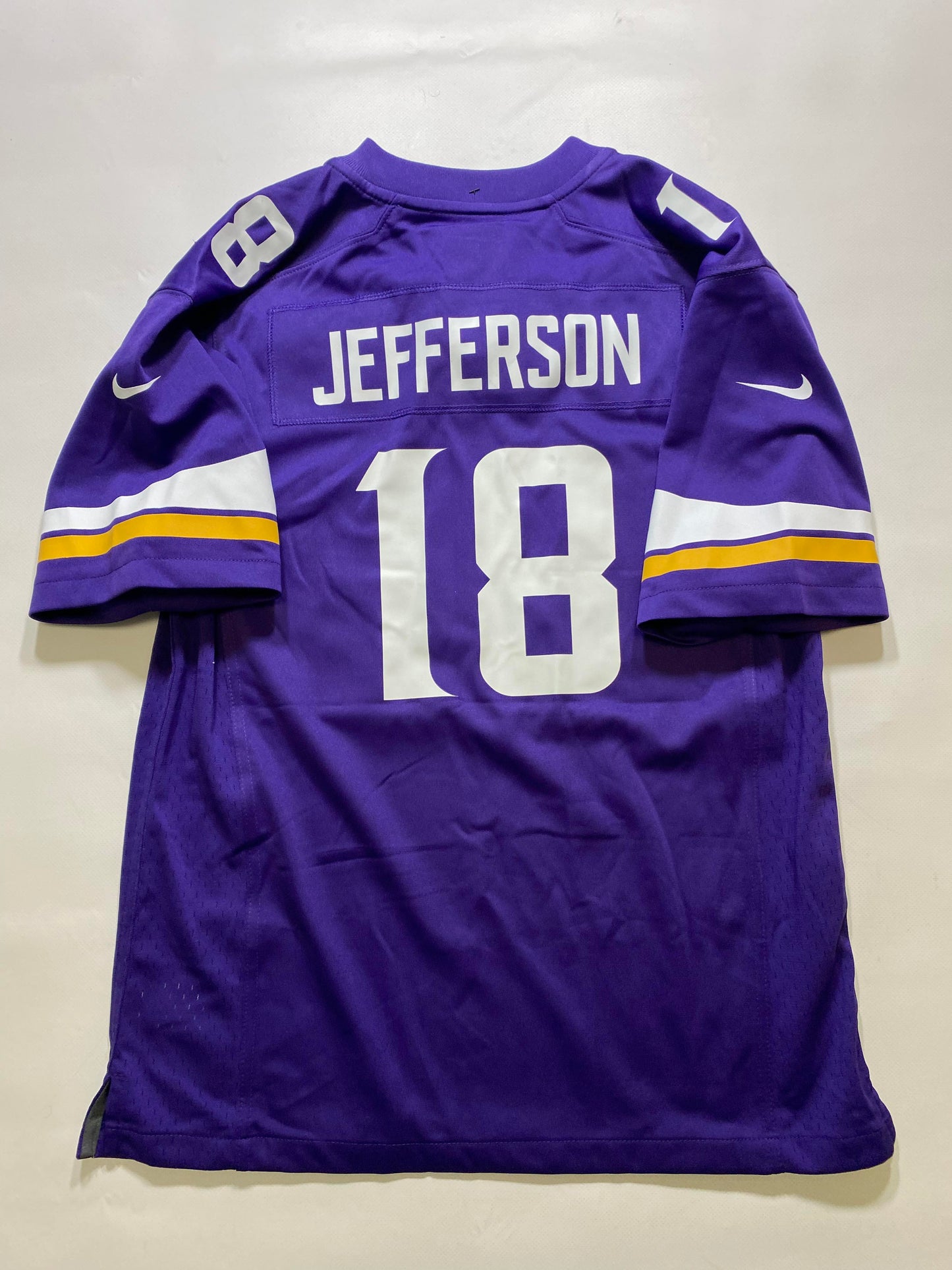 Minnesota Vikings #18 Justin Jefferson Nike Game Jersey - Youth Large