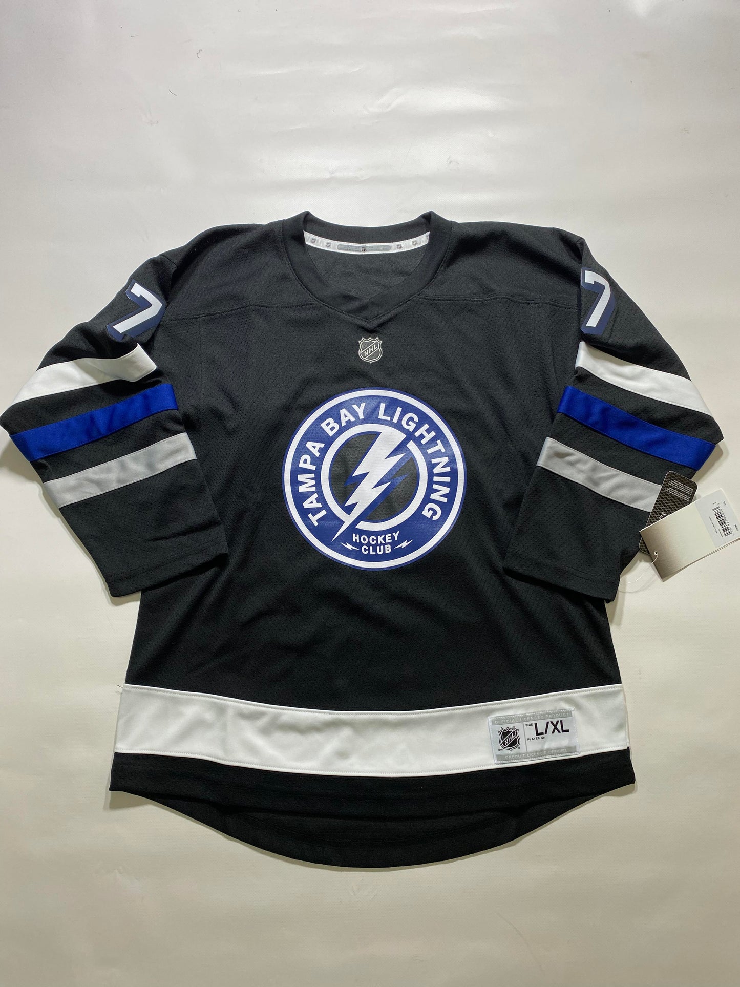 Tampa Bay Lightning #77 Victor Hedman Fanatics Breakaway Jersey - Youth L/XL