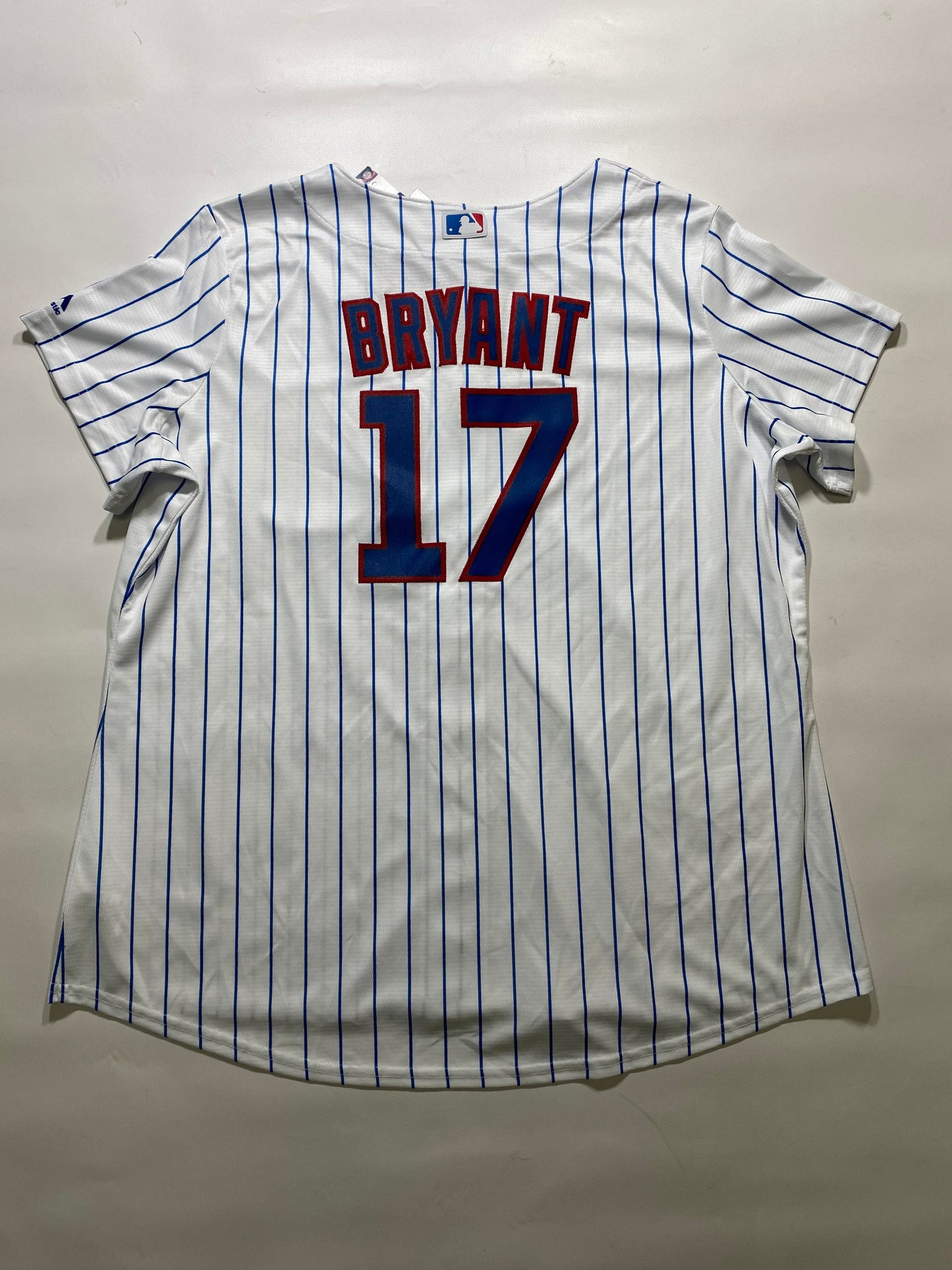 Chicago Cubs #17 Kris Bryant Majestic MLB Jersey - Womens 2XL