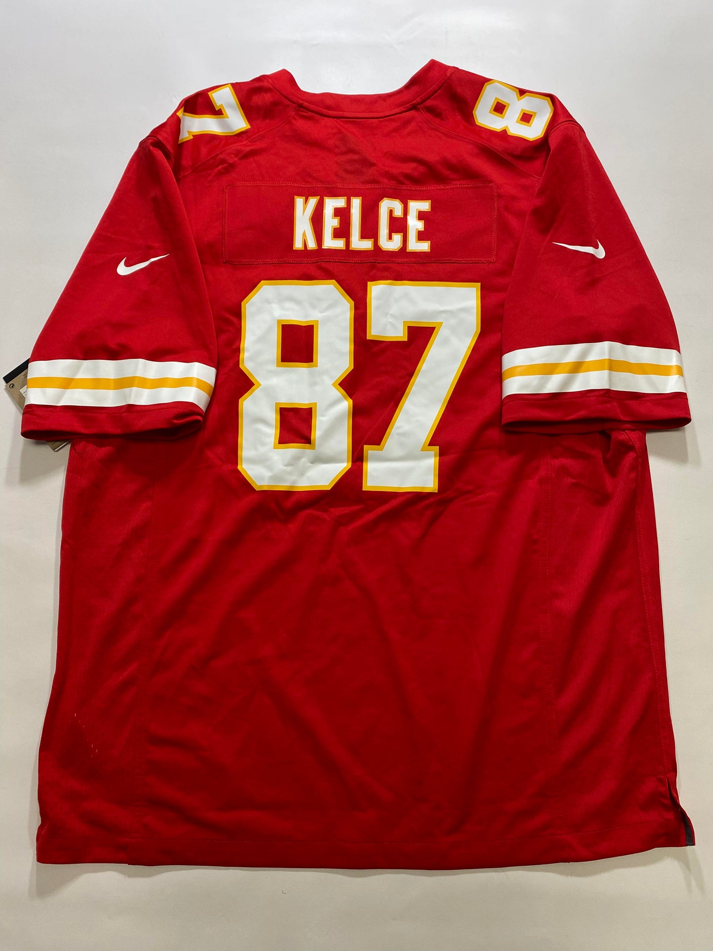 Kansas City Chiefs #87 Travis Kelce Nike Game Jersey - Youth Small