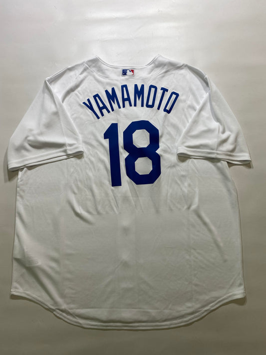 Los Angeles Dodgers #18 Yoshinobu Yamamoto Nike MLB Jersey - Mens XL