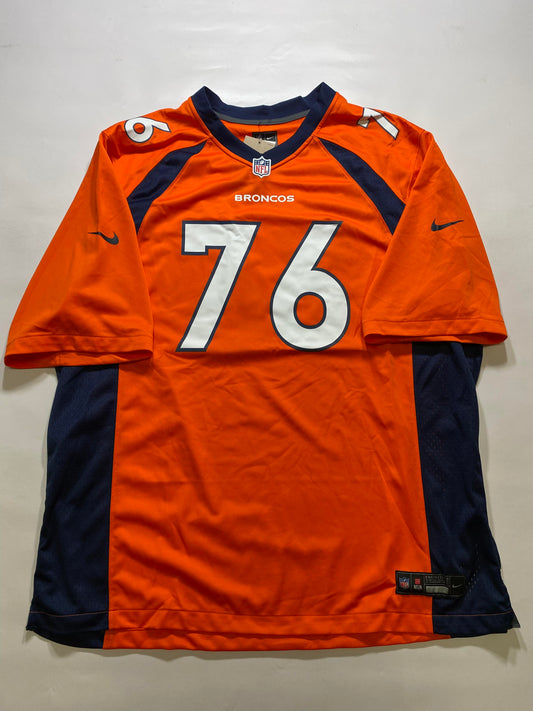 Denver Broncos #76 Derrick Harvey Nike Game Jersey - Mens 3XL