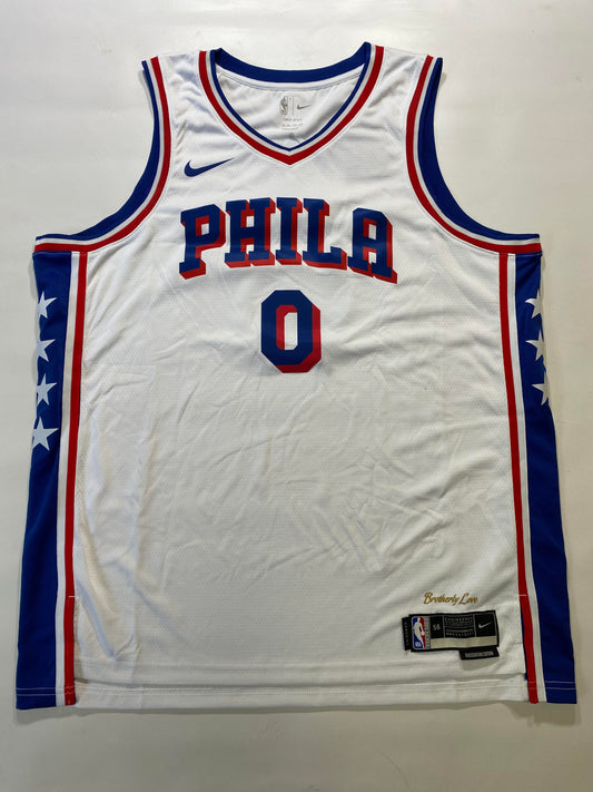 Philadelphia 76ers #0 Tyrese Maxey Nike Association NBA Jersey - Mens 2XL