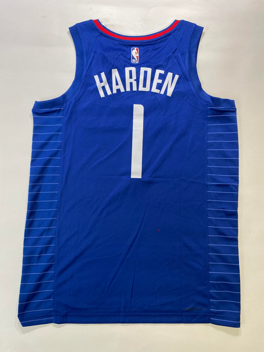 Los Angeles Clippers #1 James Harden Nike Icon NBA Jersey - Mens Medium