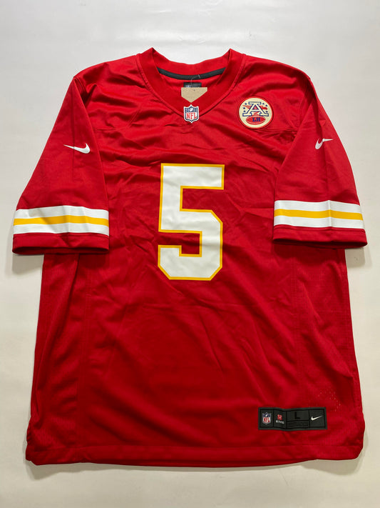 Kansas City Chiefs #5 Marquise Brown Nike Game Jersey - Mens Large