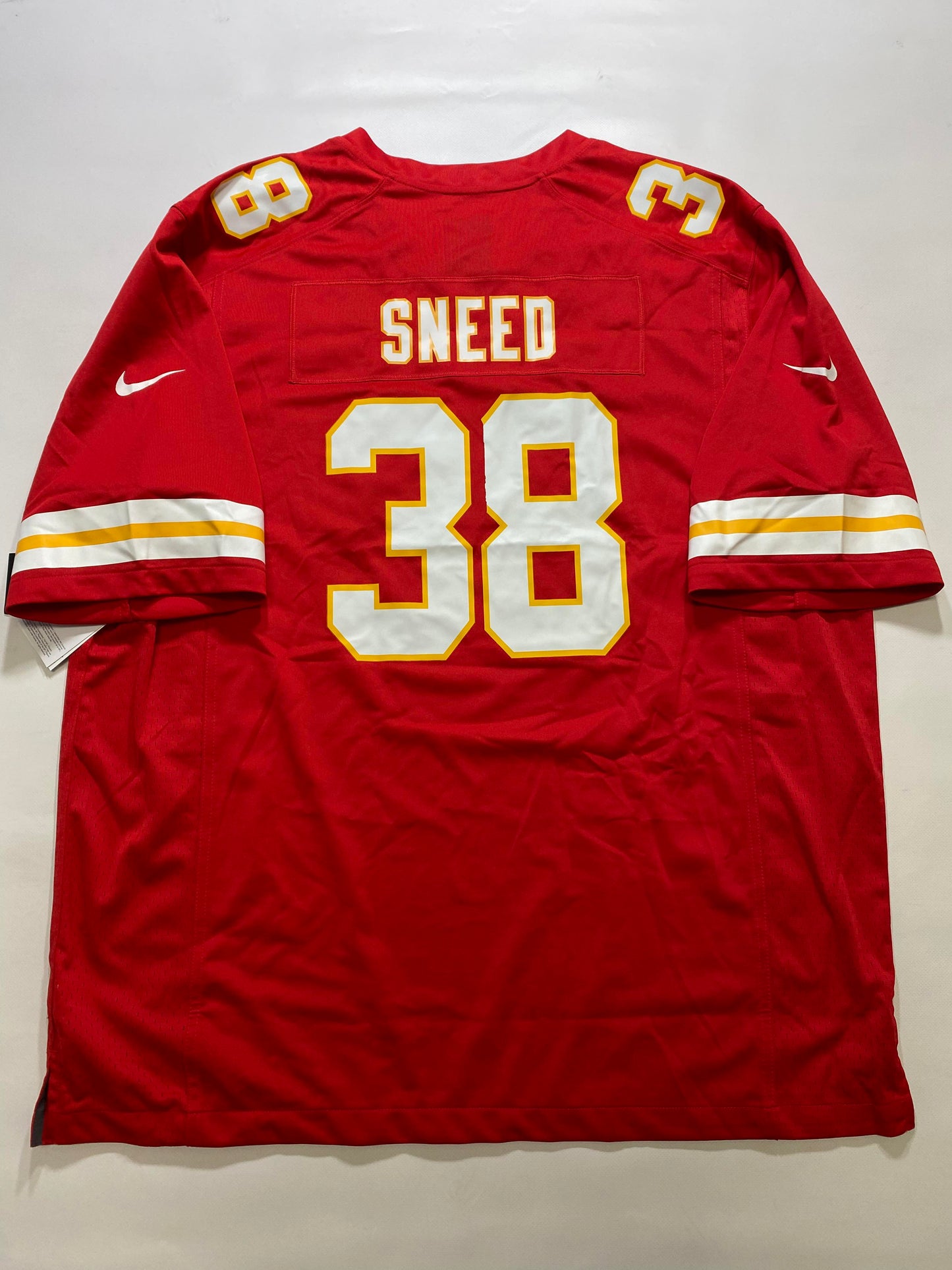 Kansas City Chiefs #38 L'Jarius Sneed Nike Game Jersey - Mens 2XL