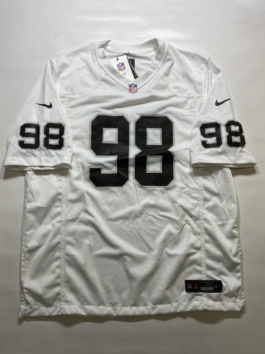 Las Vegas Raiders #98 Maxx Crosby Nike Game Jersey - Mens XL