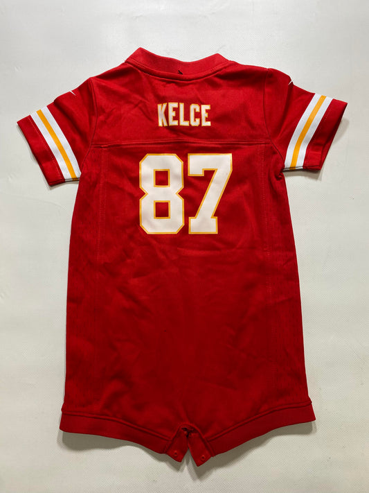 Kansas City Chiefs #87 Travis Kelce Nike Romper - 18 Months